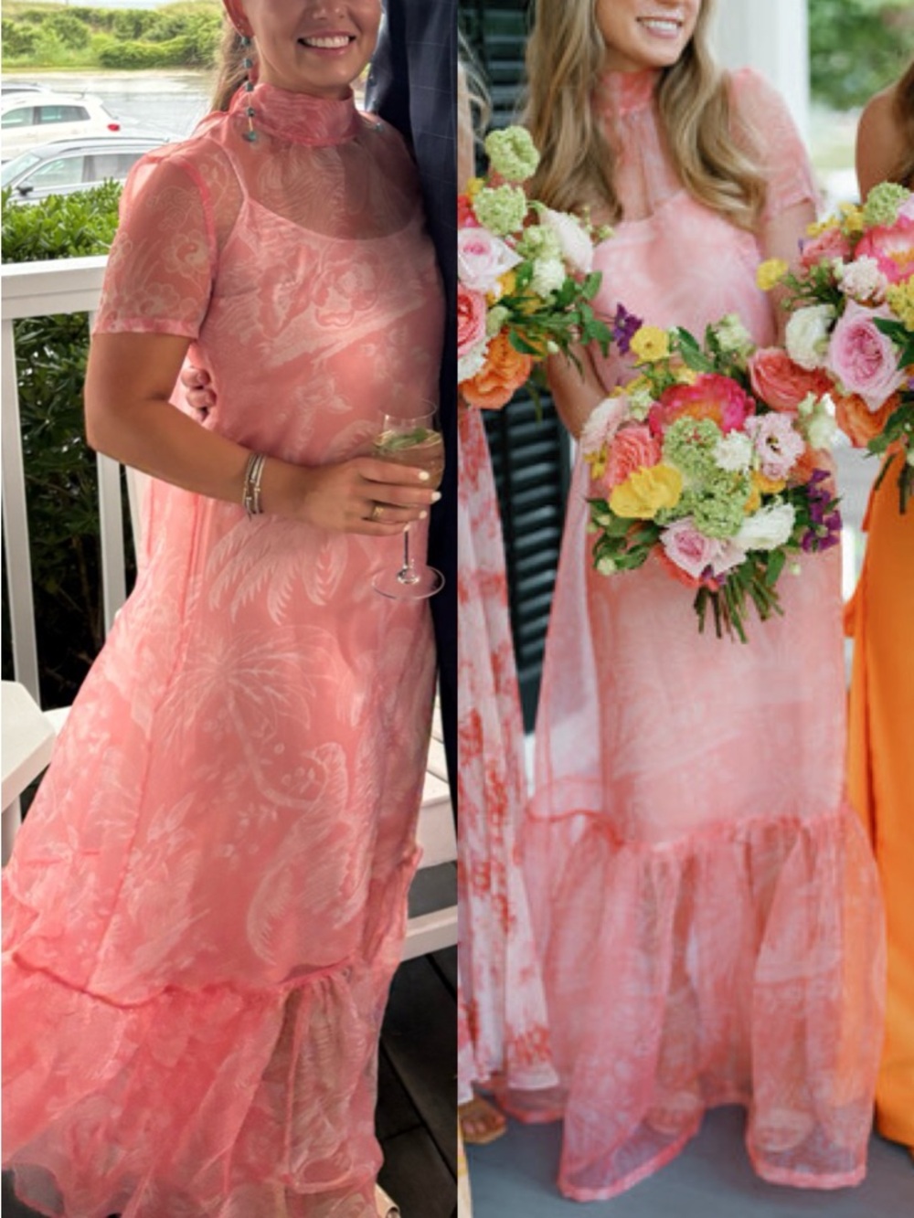 STAUD Calluna Cherry Blossom Maxi Dress - NWT - Picture 2 of 10